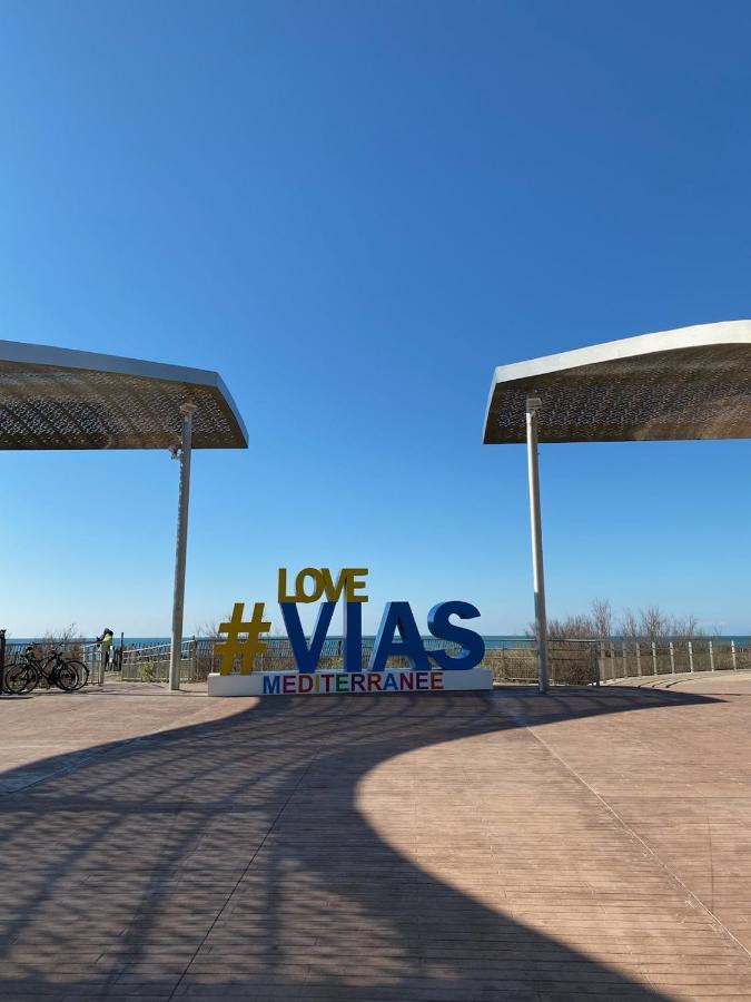 ויאס Appartement, Vue Sur Mer, Acces Direct Plage, Piscine מראה חיצוני תמונה